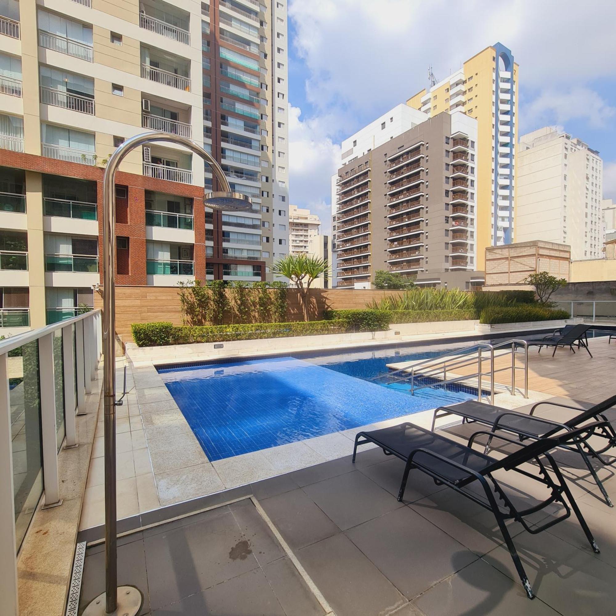 圣保罗Studio Moderno & Rooftop Incrivel Augusta公寓 外观 照片